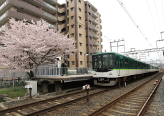 京阪交野線「郡津」駅